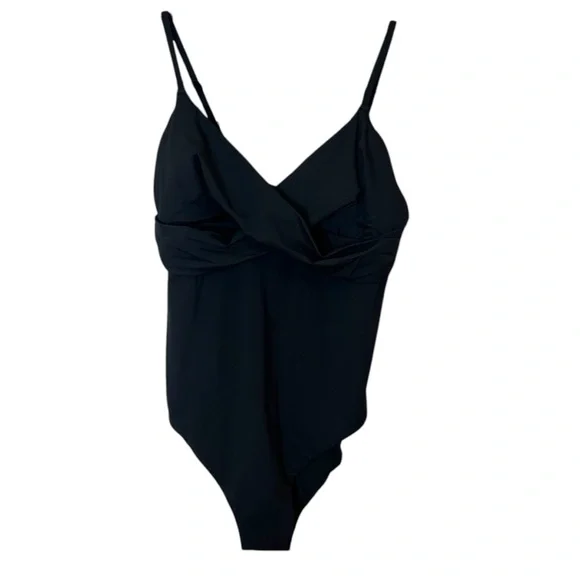 KNIX Sculpt Wrap One Piece Swimsuit- Black UPF 50- XL - Picture 5 of 13